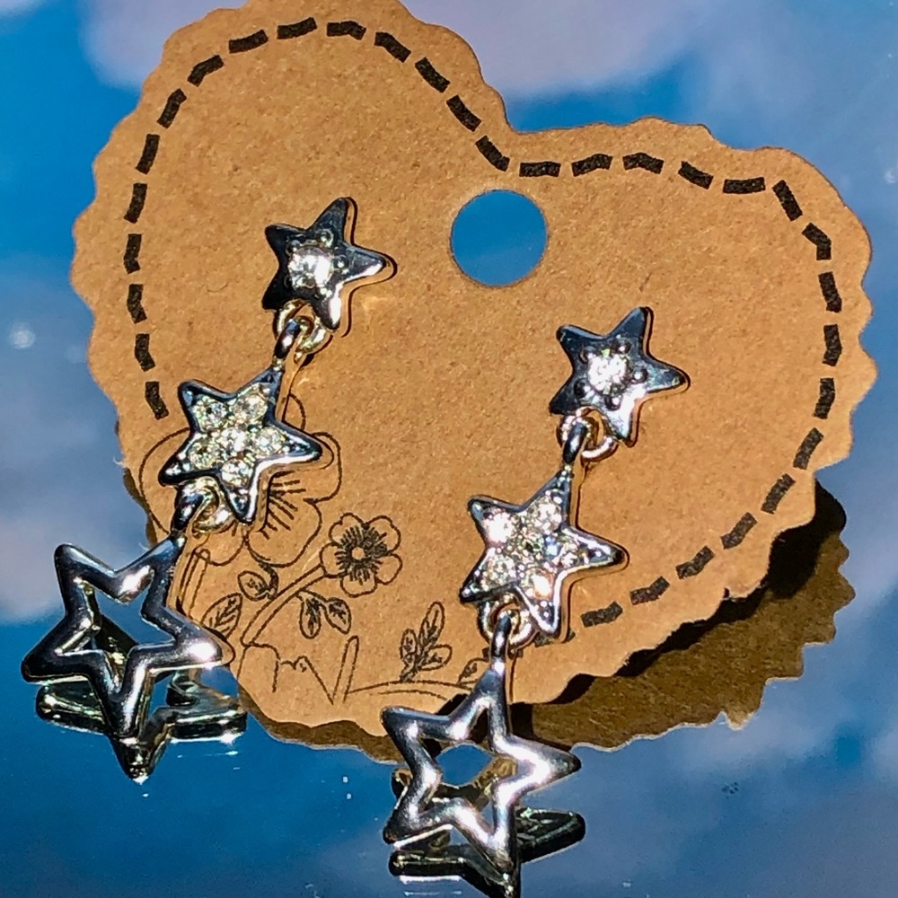 Star Dangle Stud Earrings!